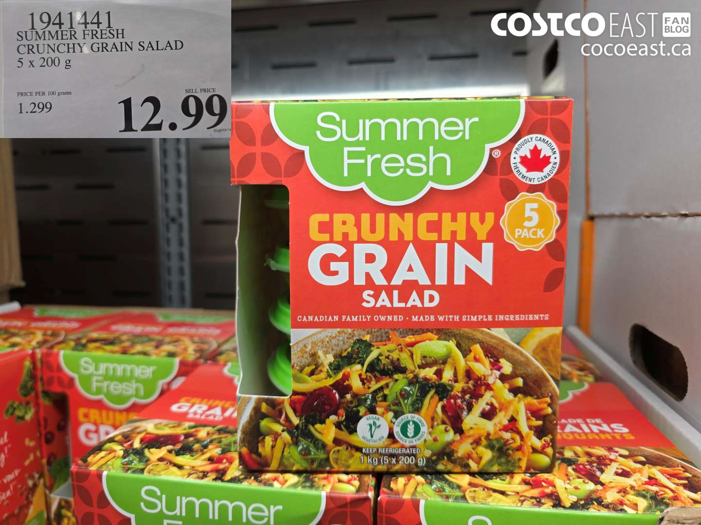 19414141 SUMMER FRESH CRUNCHY GRAIN SALAD 5 X 200 G $12.99