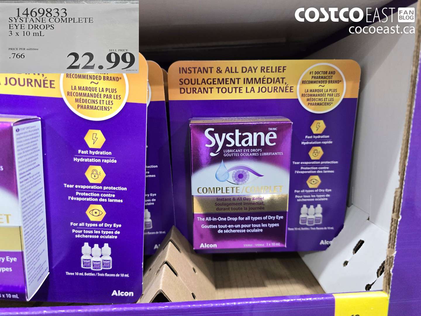 1469833 SYSTANE COMPLETE EYE DROPS 3 X 10 ML $22.99