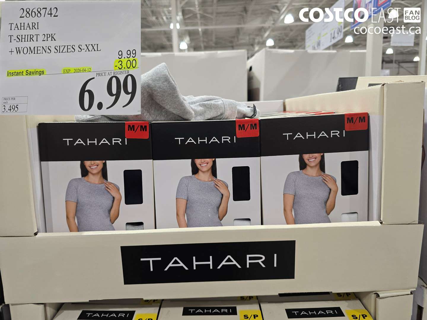 2868742 TAHARI T-SHIRT 2PK + WOMENS SIZES S-XXL ($3.00 INSTANT SAVINGS EXPIRES ON 2026-04-12) $6.99
