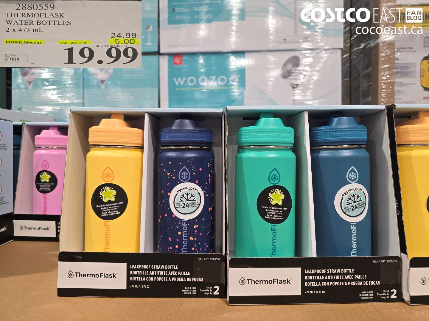 2880559 THERMOFLASK WATER BOTTLES 2 X 473 ML ($5.00 INSTANT SAVINGS EXPIRES ON 2026-05-10) $19.99