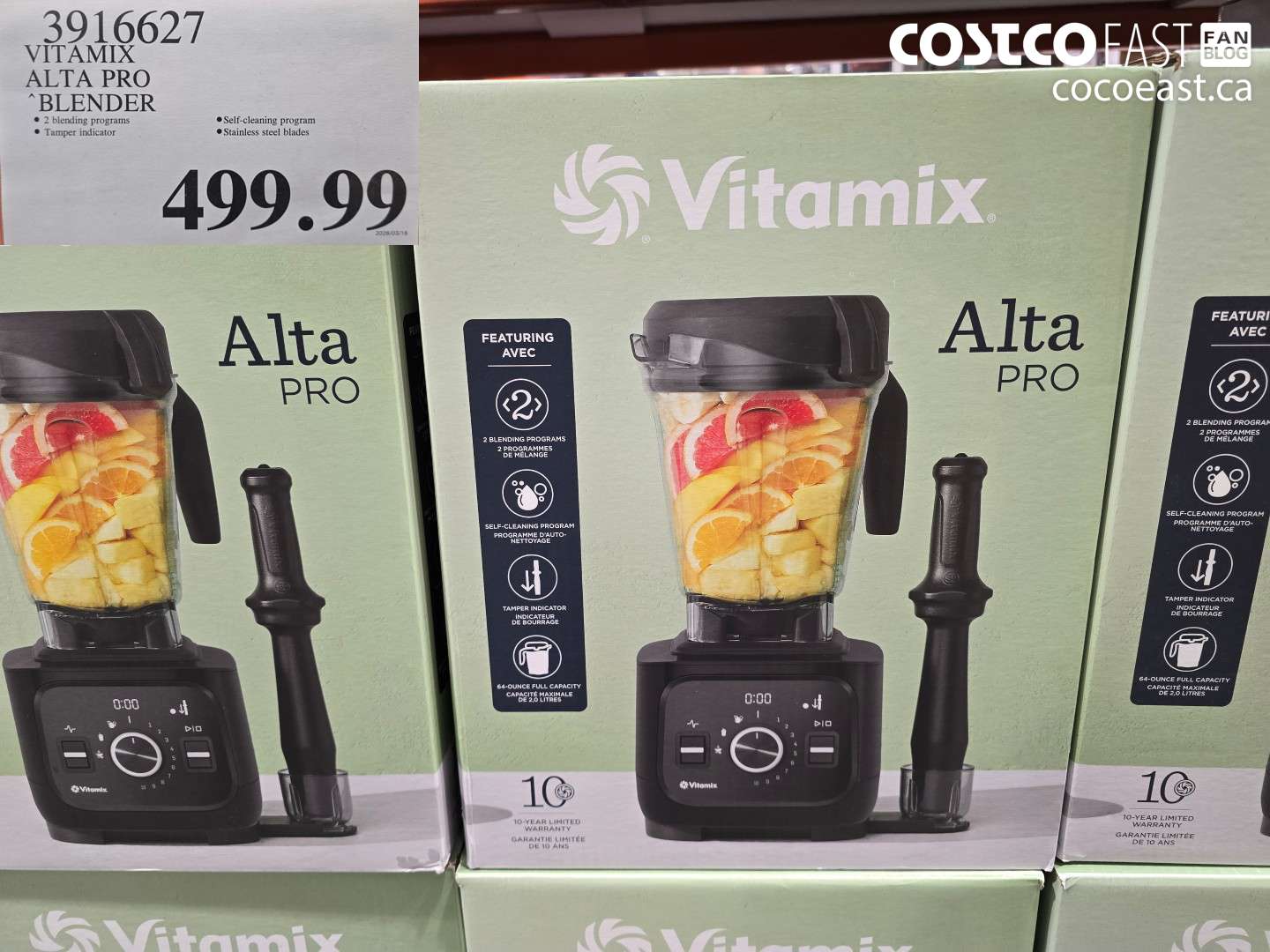 3916627 VITAMIX ALTA PRO BLENDER $499.99