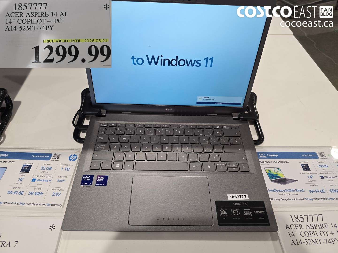 1857777 ACER ASPIRE 14 AI 14