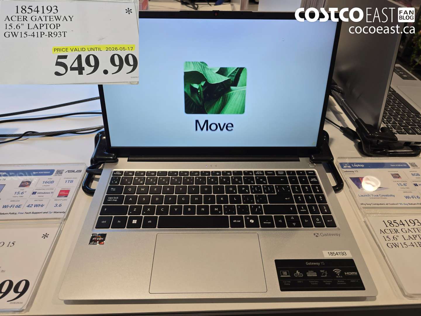 1854193 ACER GATEWAY 15.6