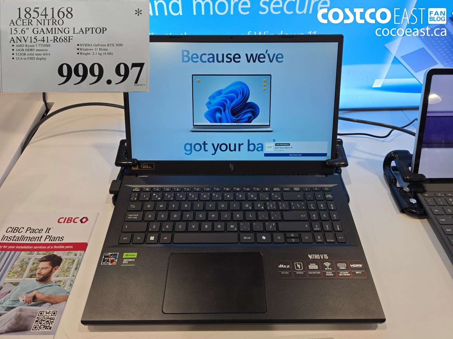 1854168 ACER NITRO 15.6