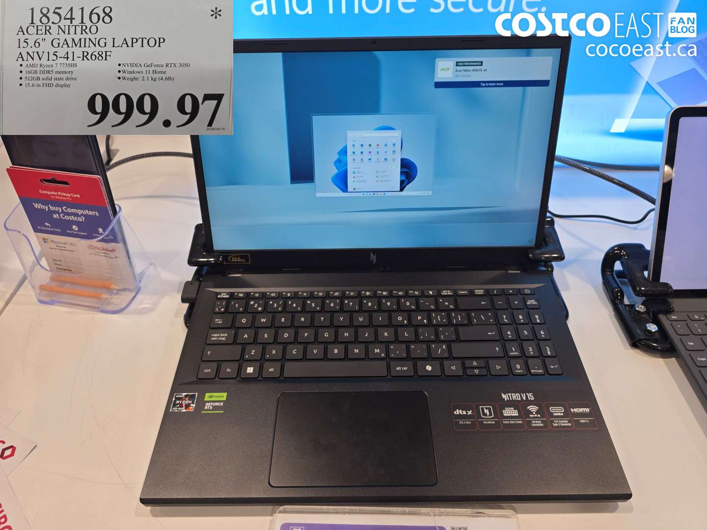 1854168 ACER NITRO 15.6