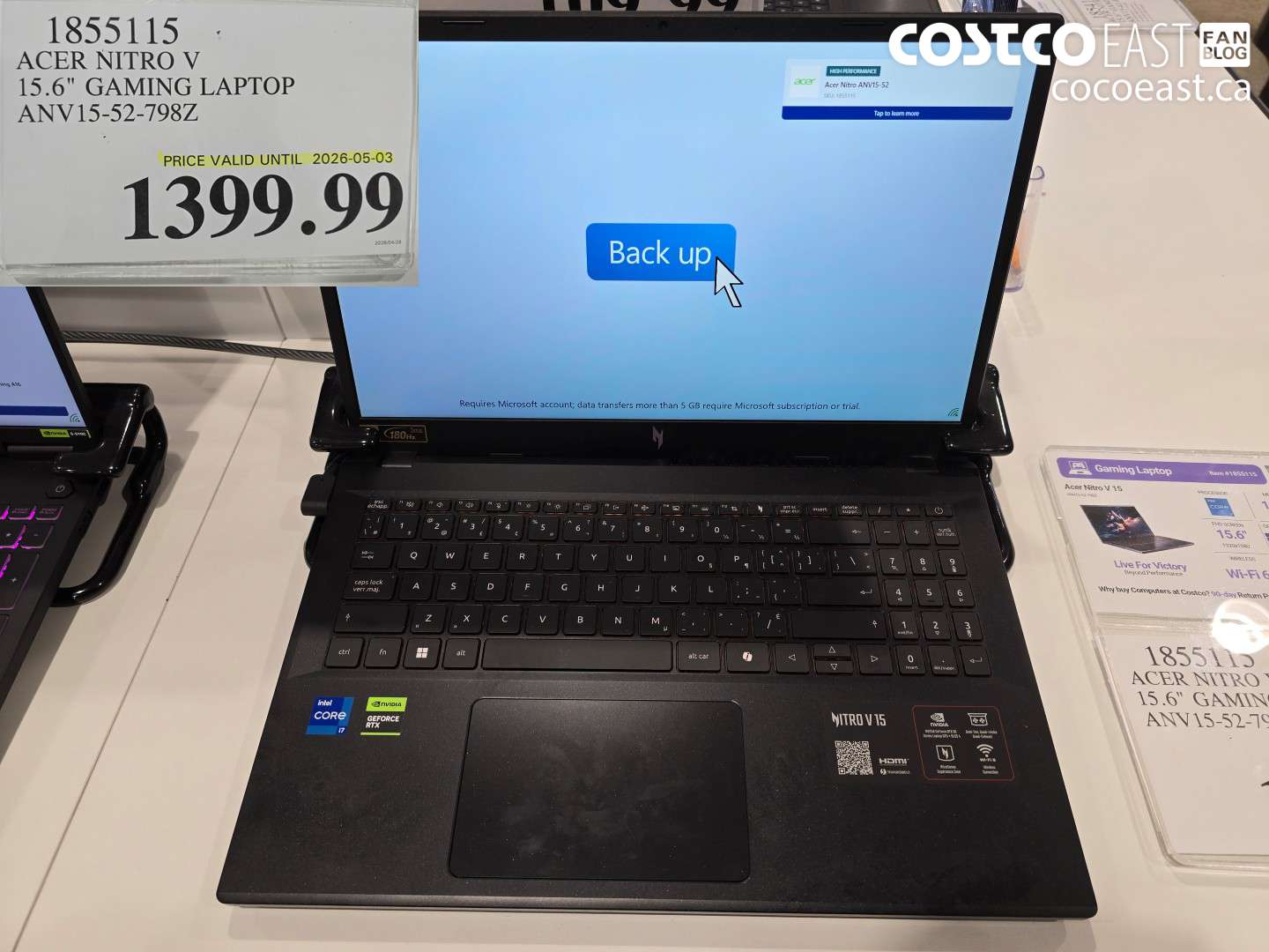 1855115 ACER NITRO V 15.6