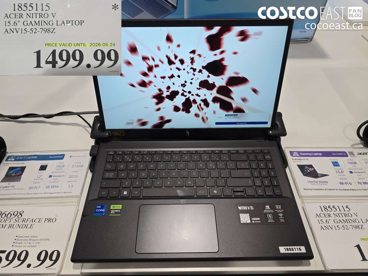 1855115 ACER NITRO V 15.6