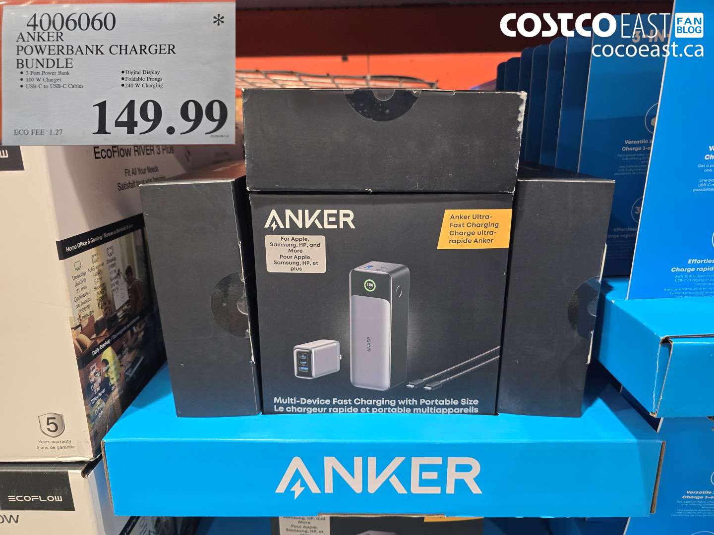 4006060 ANKER POWERBANK CHARGER BUNDLE $149.99