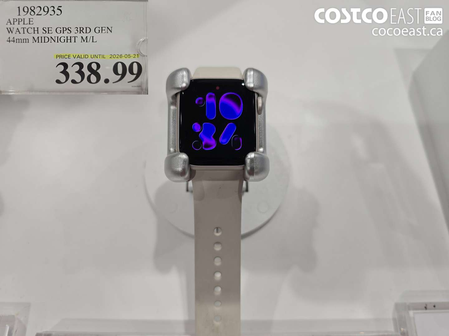 1982935 APPLE WATCH SE GPS 3RD GEN 44MM MIDNIGHT M/L $338.99