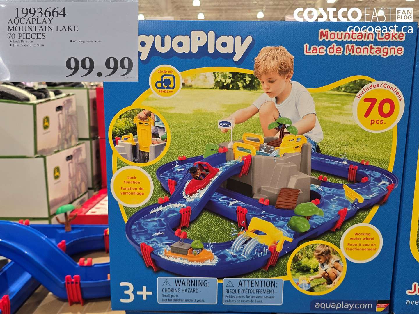 1933664 AQUAPLAY MOUNTAIN LAKE 70 PIECES $99.99