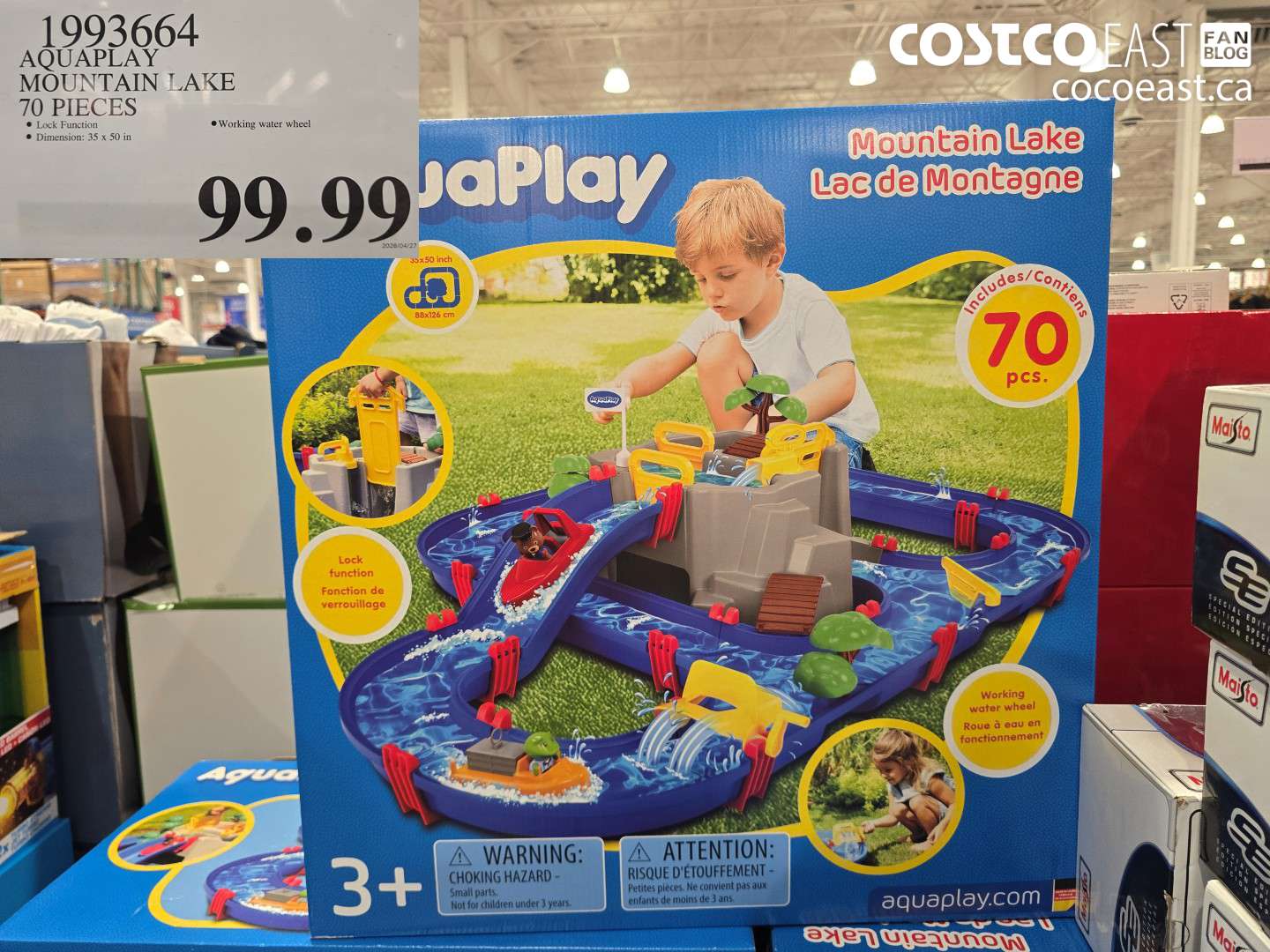 1993664 AQUAPLAY MOUNTAIN LAKE 70 PIECES $99.99