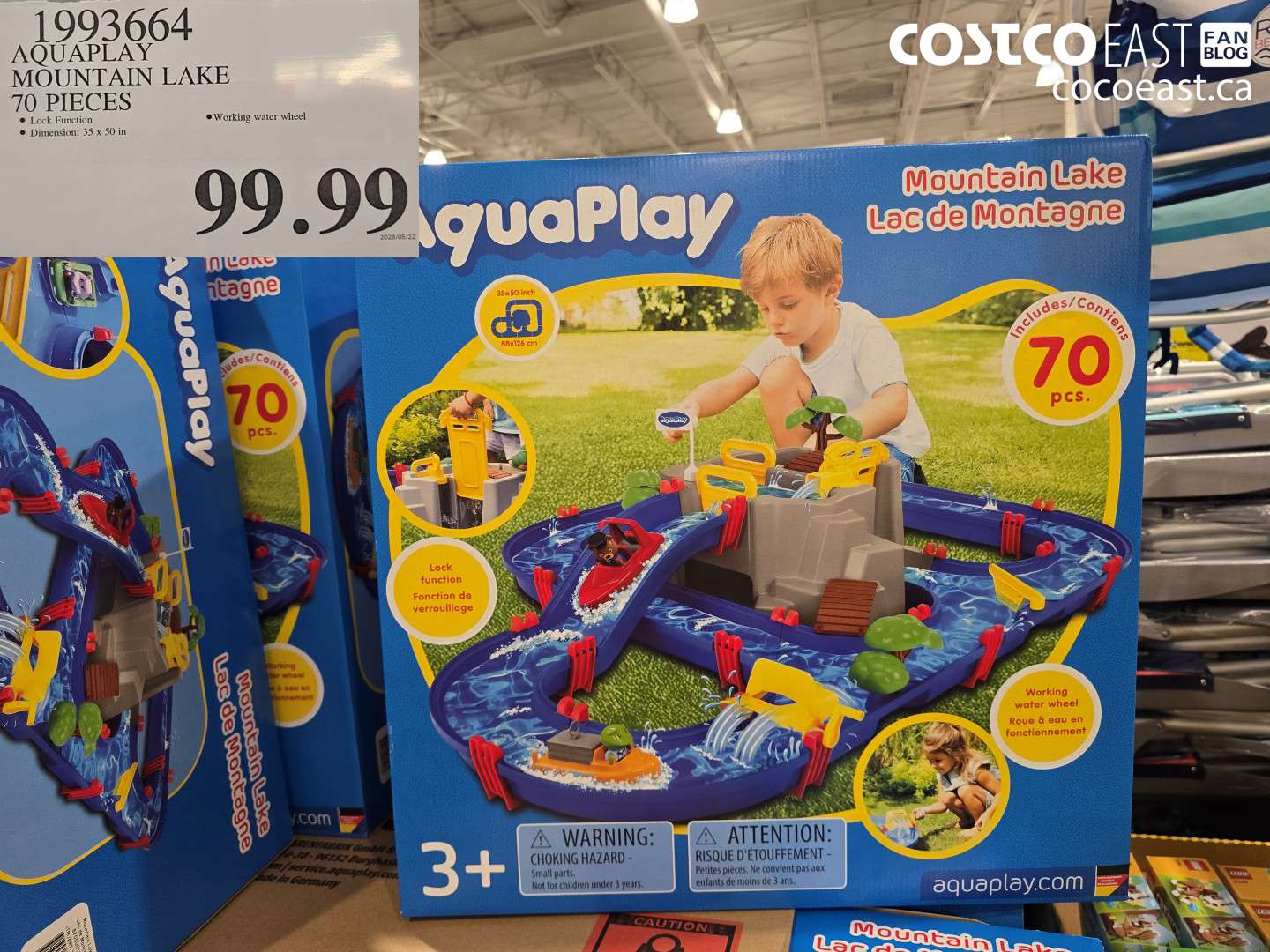 1993664 AQUAPLAY MOUNTAIN LAKE 70 PIECES $99.99