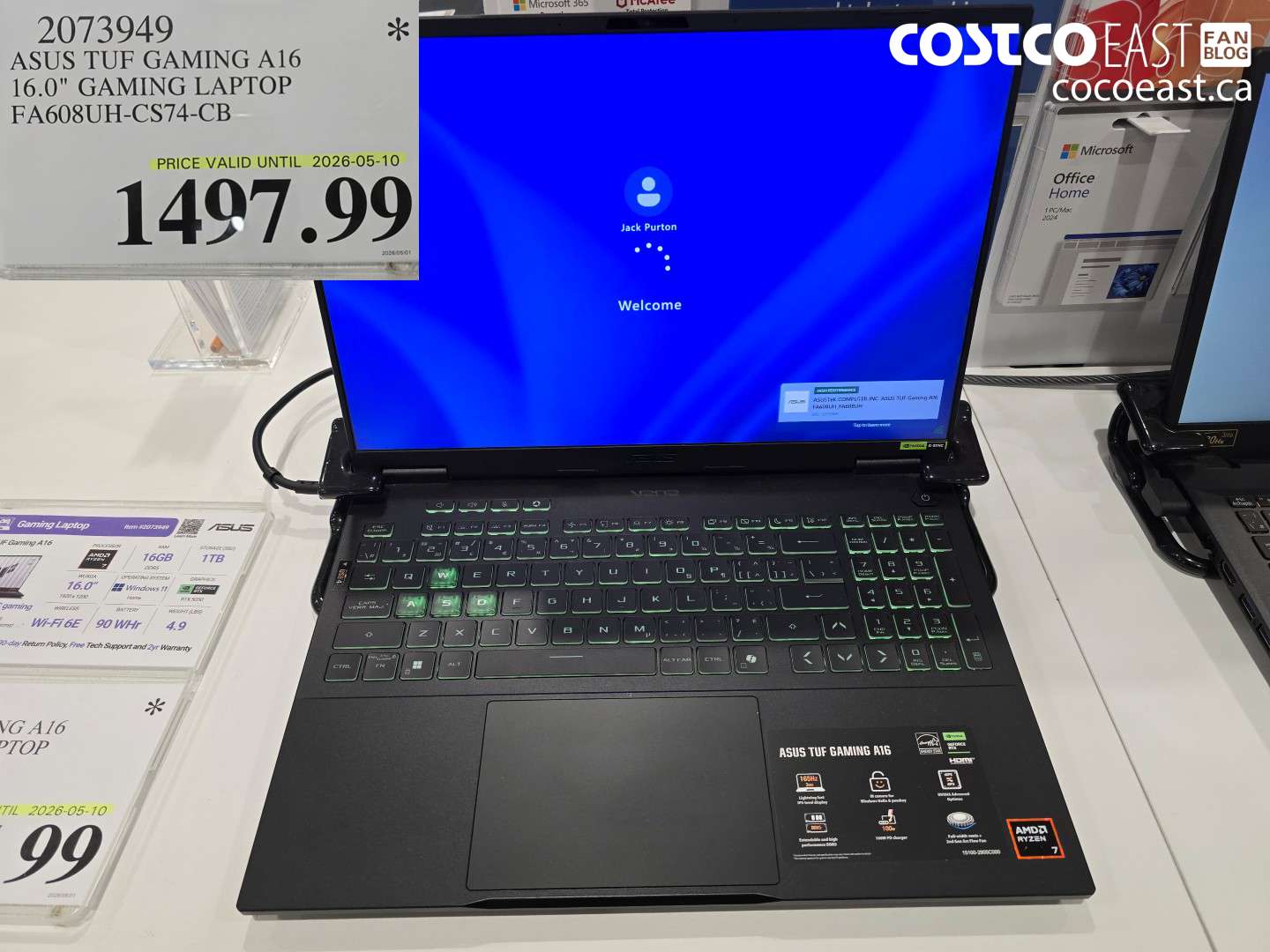 2073949 ASUS TUF GAMING A16 16.0
