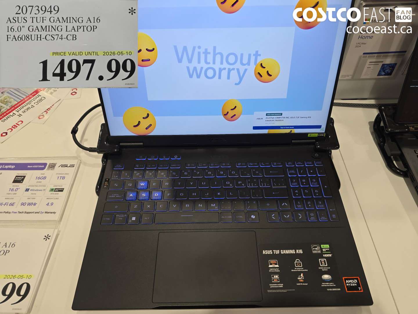 2073949 ASUS TUF GAMING A16 16.0