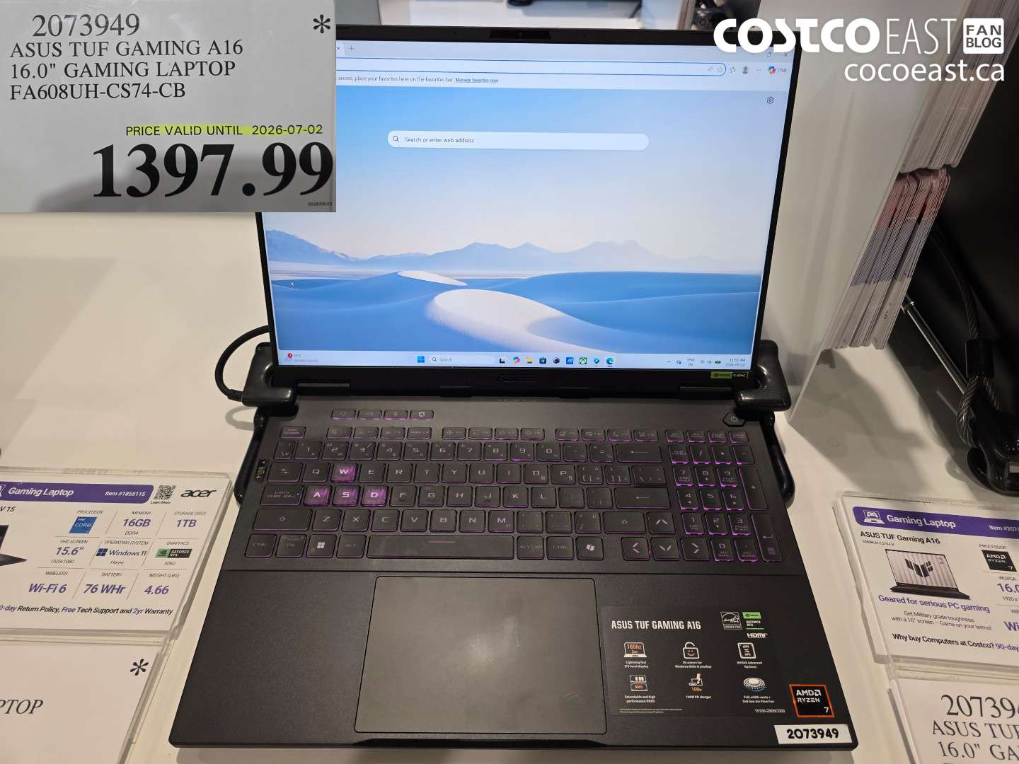 2073949 ASUS TUF GAMING A16 16.0