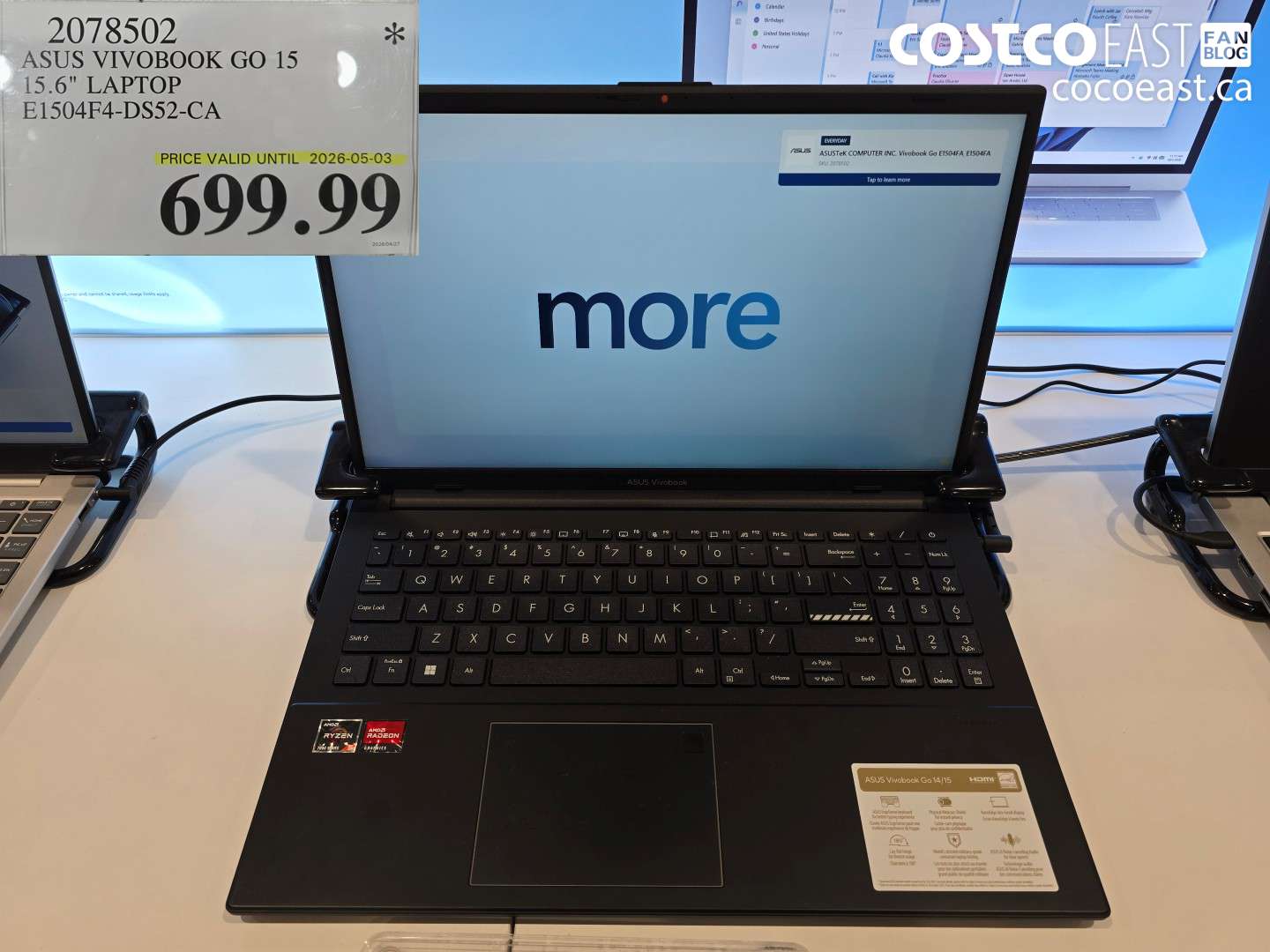 2078502 ASUS VIVOBOOK GO 15 15.6
