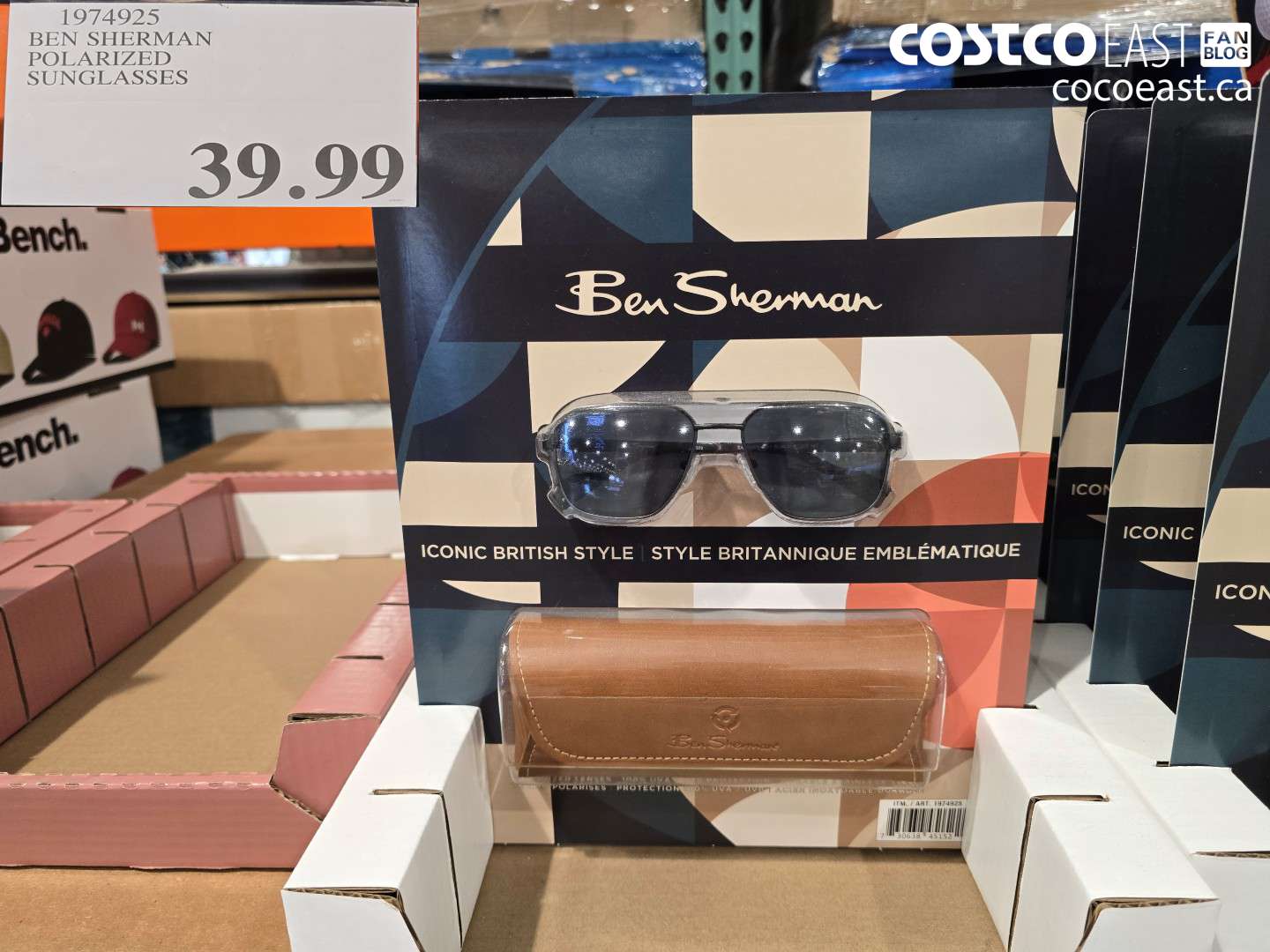 1974925 BEN SHERMAN POLARIZED SUNGLASSES $39.99
