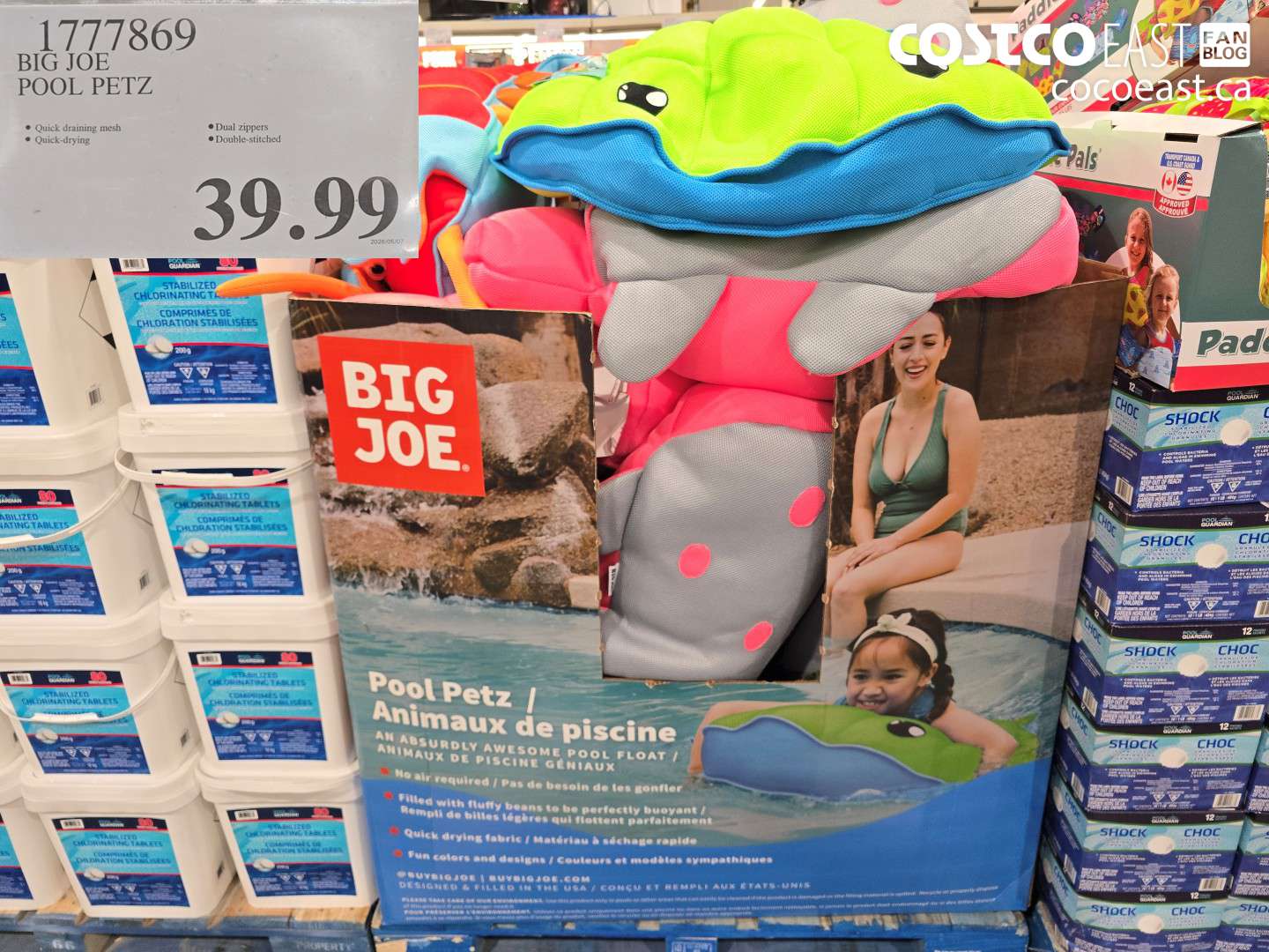 1777869 BIG JOE POOL PETZ $39.99