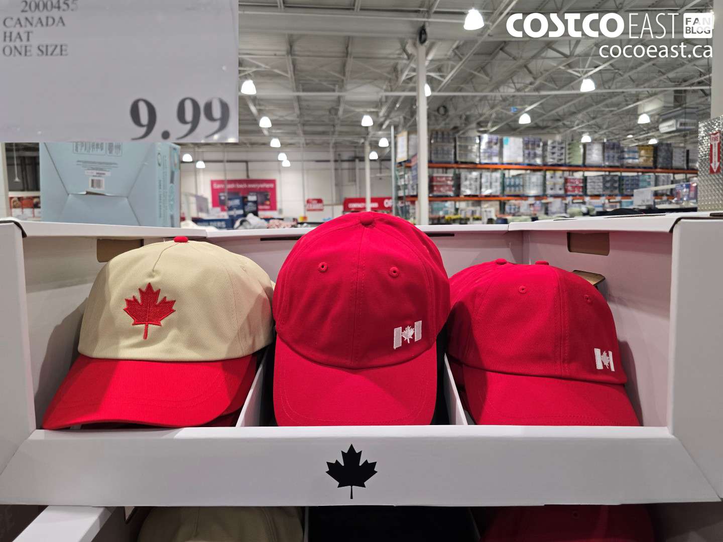 2000455 CANADA HAT ONE SIZE $9.99