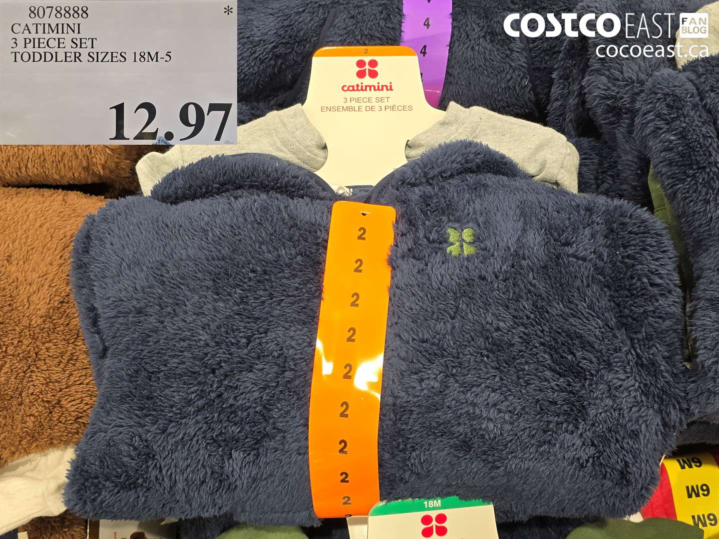 8078888 CATIMINI 3 PIECE SET TODDLER SIZES 18M-5 $12.97