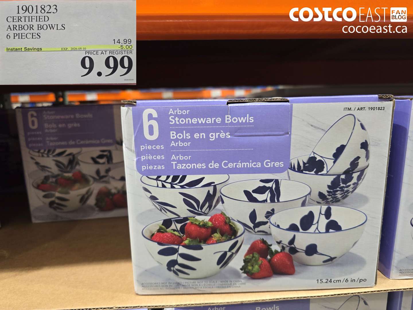 1901823 CERTIFIED ARBOR BOWLS 6 PIECES ($5.00 INSTANT SAVINGS EXPIRES ON 2026-05-10) $9.99