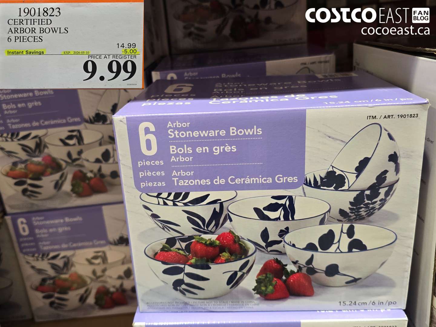 1901823 CERTIFIED ARBOR BOWLS 6 PIECES ($5.00 INSTANT SAVINGS EXPIRES ON 2026-05-10) $9.99
