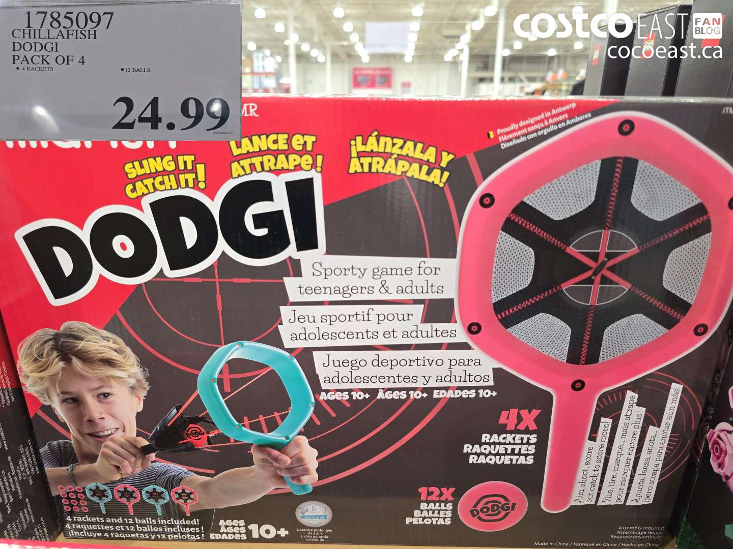 1785097 CHILLAFISH DODGI PACK OF 4 $24.99