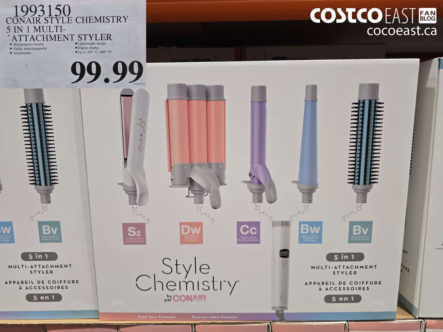 1993150 CONAIR STYLE CHEMISTRY 5 IN 1 MULTI-ATTACHMENT STYLER $99.99