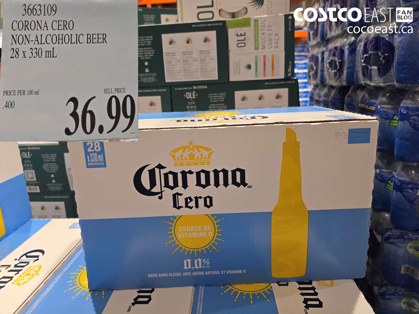 3663109 CORONA CERO NON-ALCOHOLIC BEER 28 X 330 ML $36.99