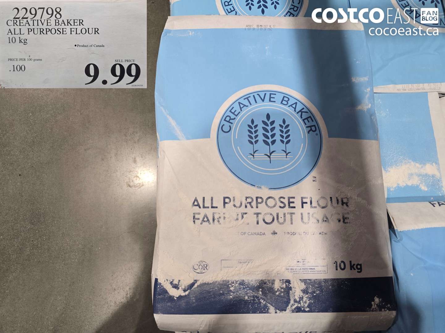 229798 CREATIVE BAKER ALL PURPOSE FLOUR 10 KG $9.99