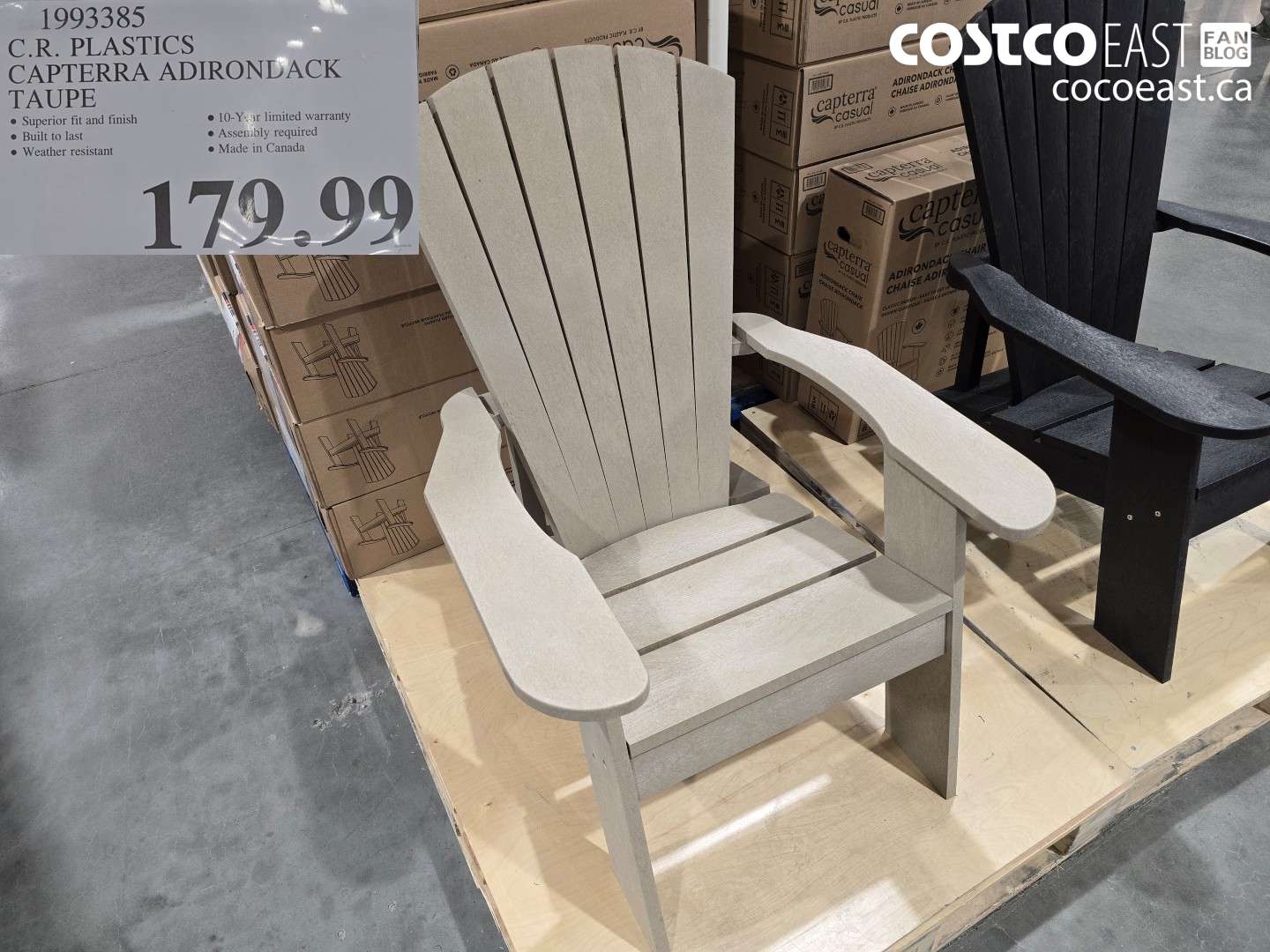 1993385 C.R. PLASTICS CAPTERRA ADIRONDACK TAUPE $179.99