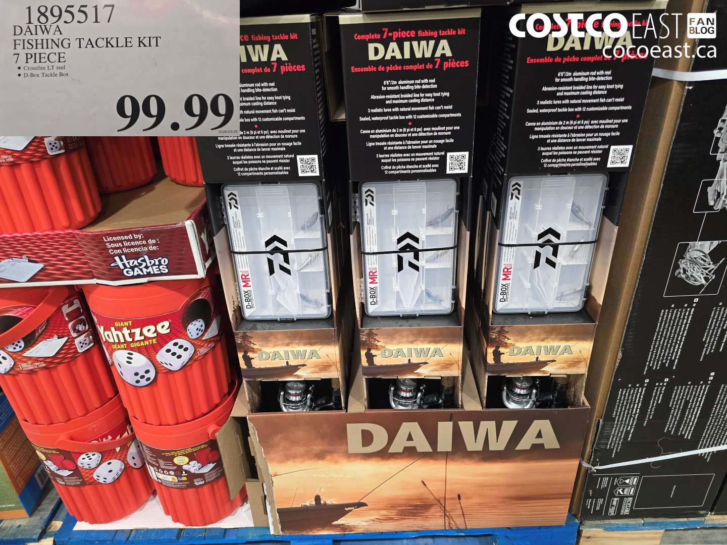 1895517 DAIWA FISHING TACKLE KIT 7 PIECE $99.99