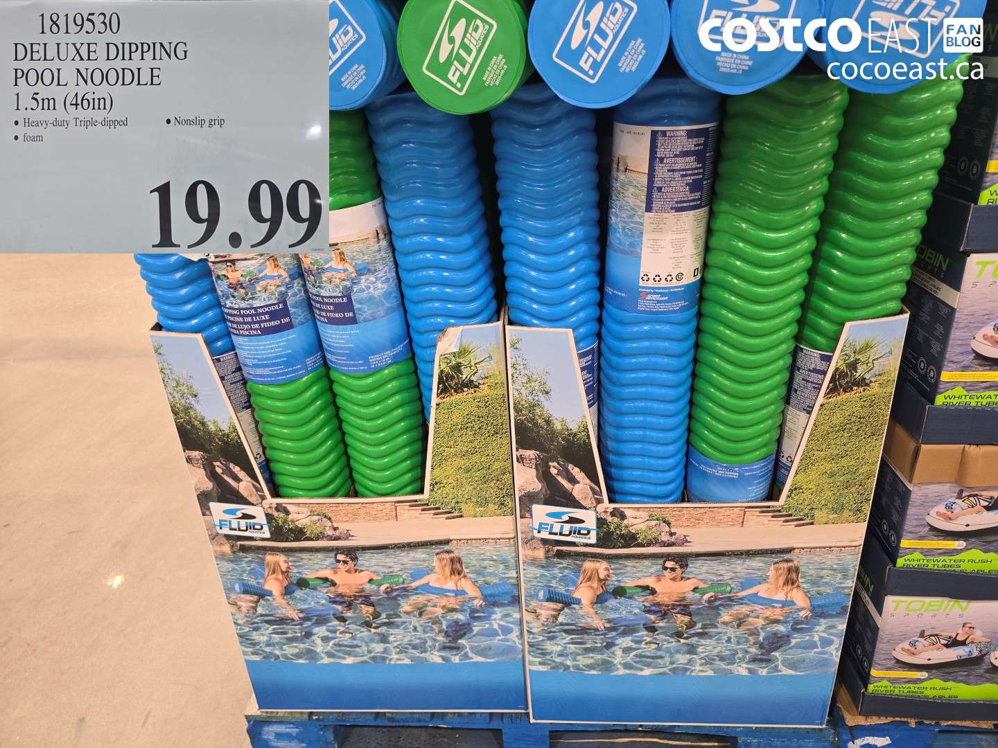 1819530 DELUXE DIPPING POOL NOODLE 1.5M (46IN) $19.99