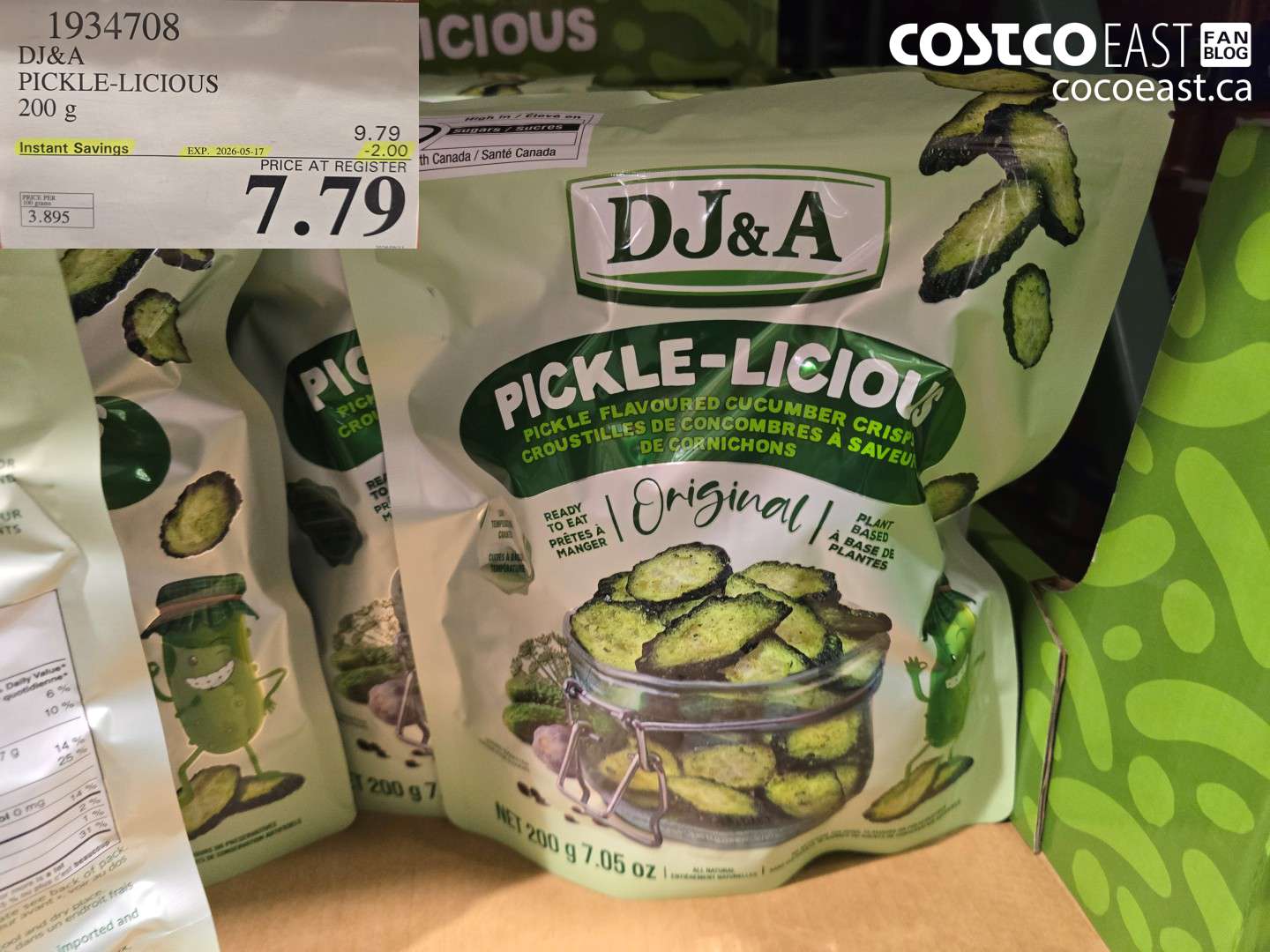 1934708 DJ&A PICKLE-LICIOUS 200 G ($2.00 INSTANT SAVINGS EXPIRES ON 2026-05-17) $7.79