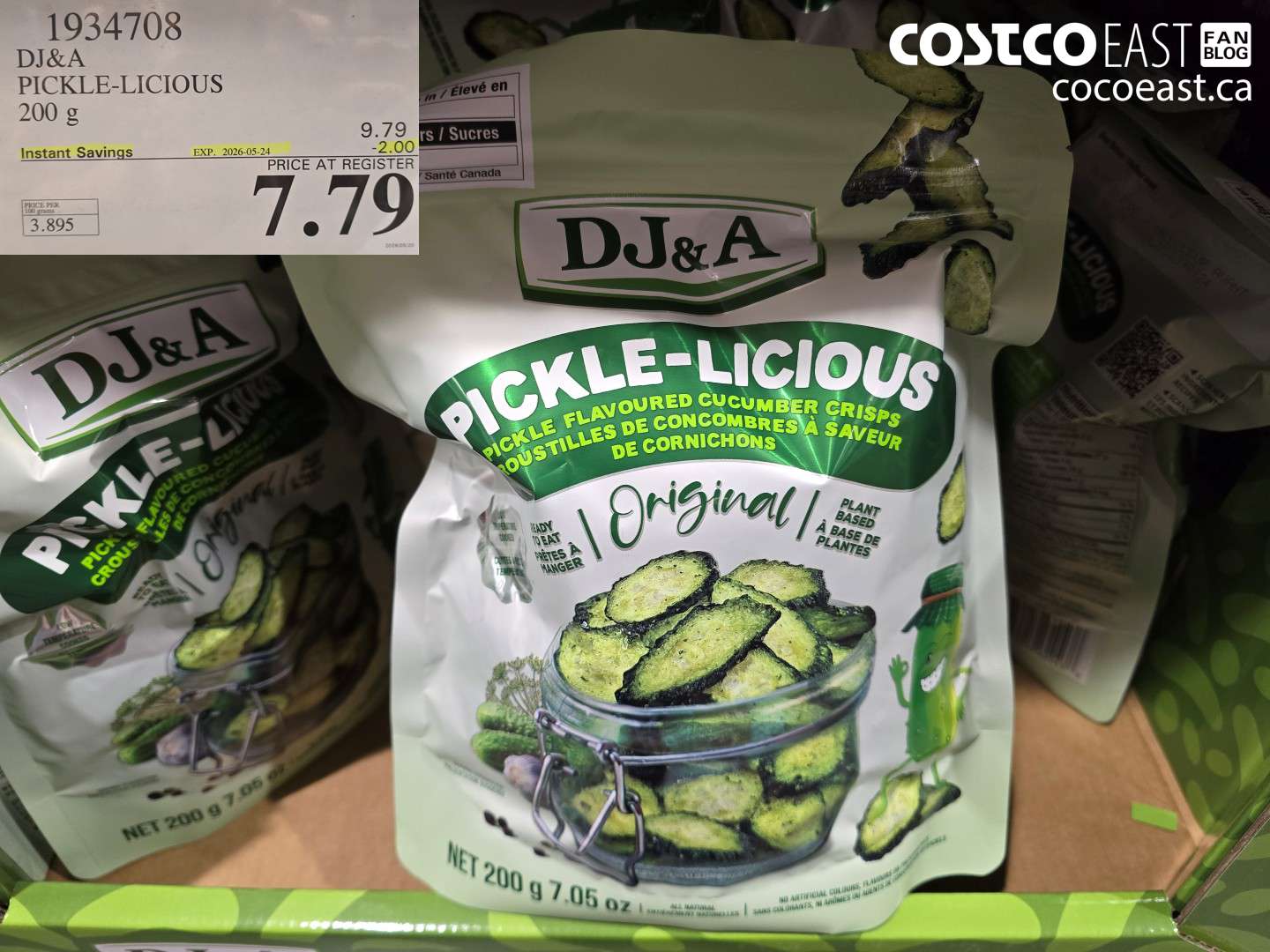 1934708 DJ&A PICKLE-LICIOUS 200 G ($2.00 INSTANT SAVINGS EXPIRES ON 2026-05-24) $7.79