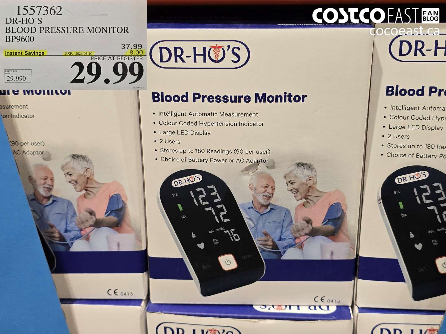 1557362 DR-HO'S BLOOD PRESSURE MONITOR BP9600 ($8.00 INSTANT SAVINGS EXPIRES ON 2026-05-10) $29.99