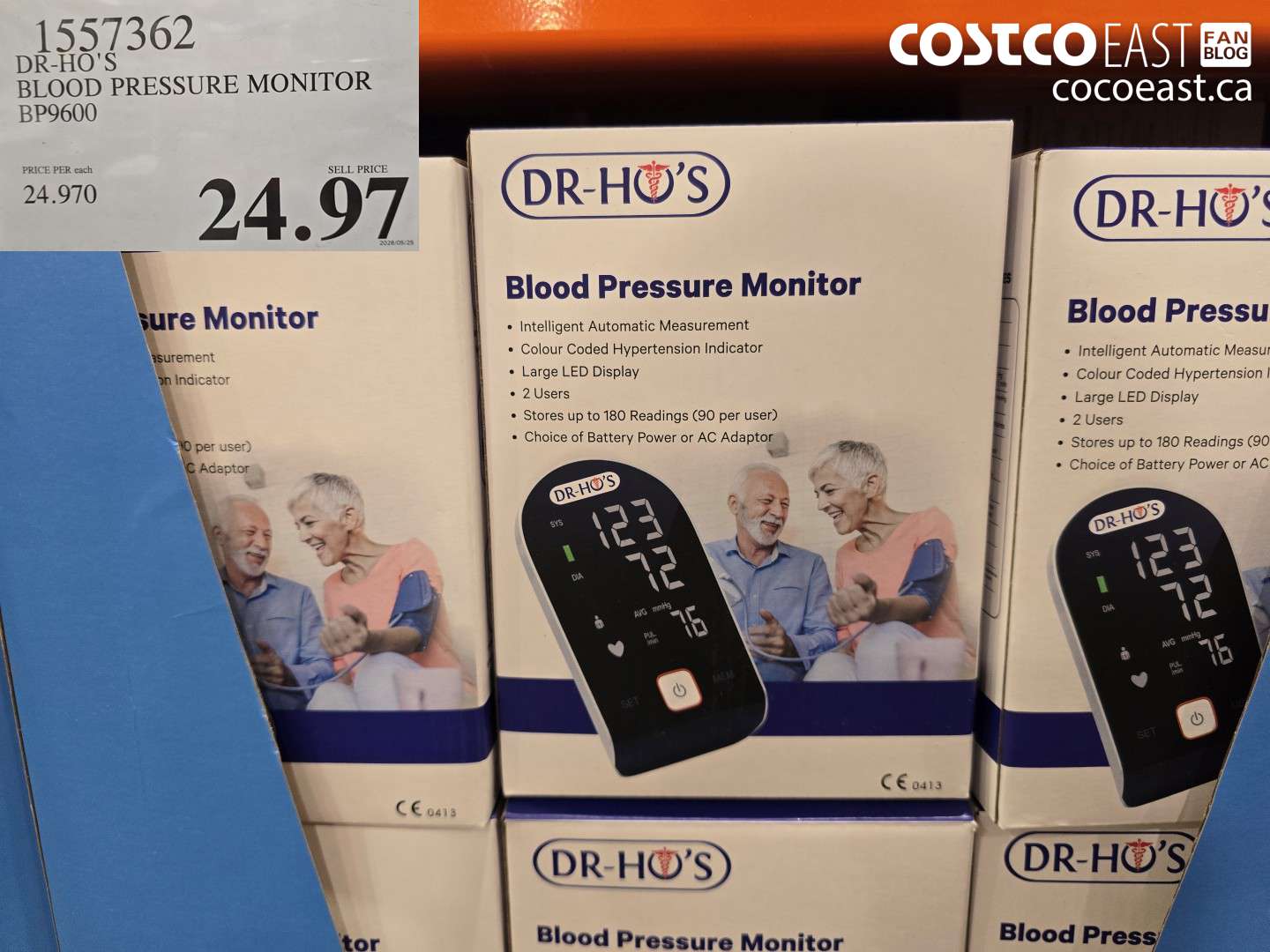 1557362 DR-HO'S BLOOD PRESSURE MONITOR BP9600 $24.97