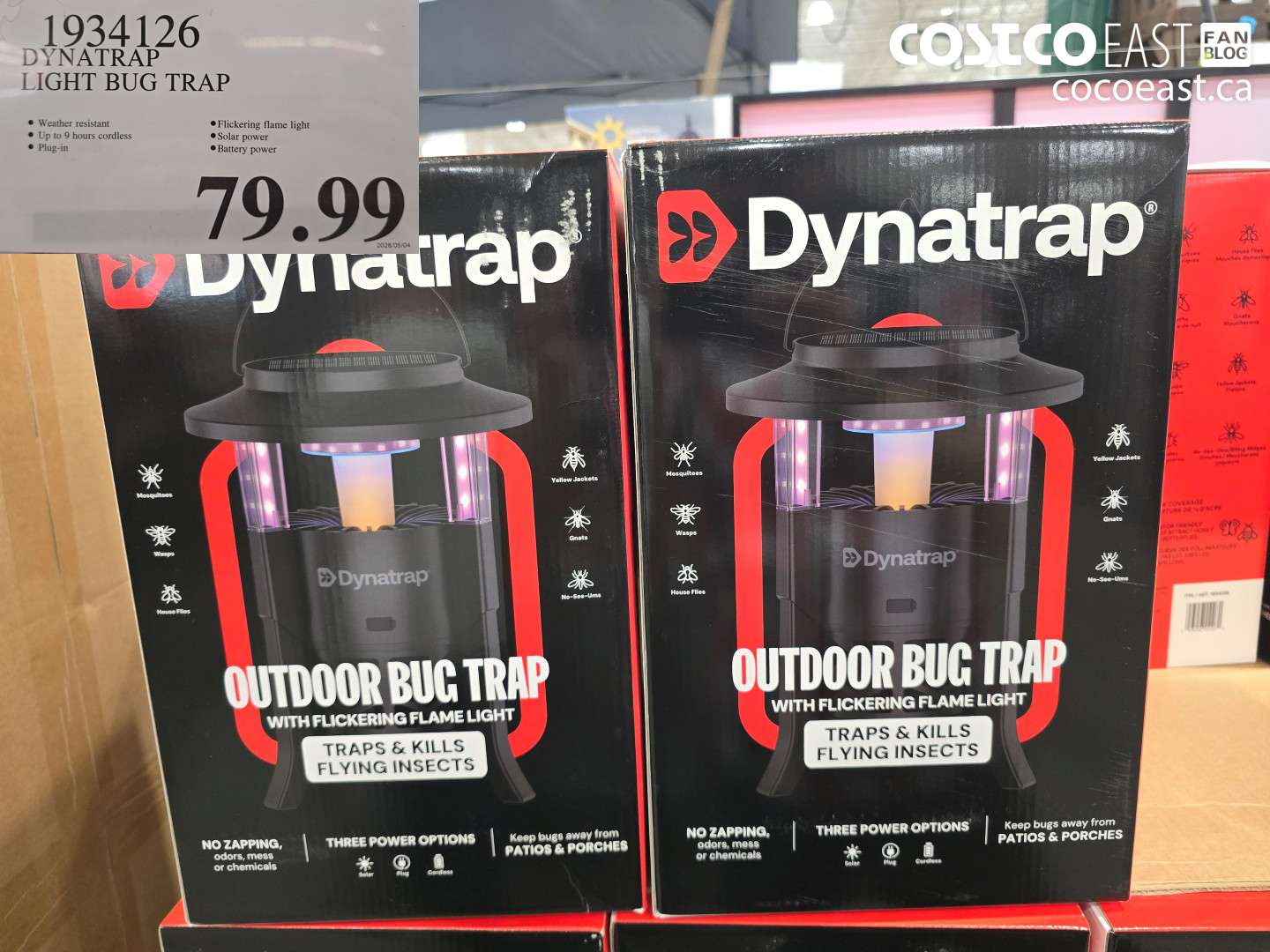 1934126 DYNATRAP LIGHT BUG TRAP $79.99
