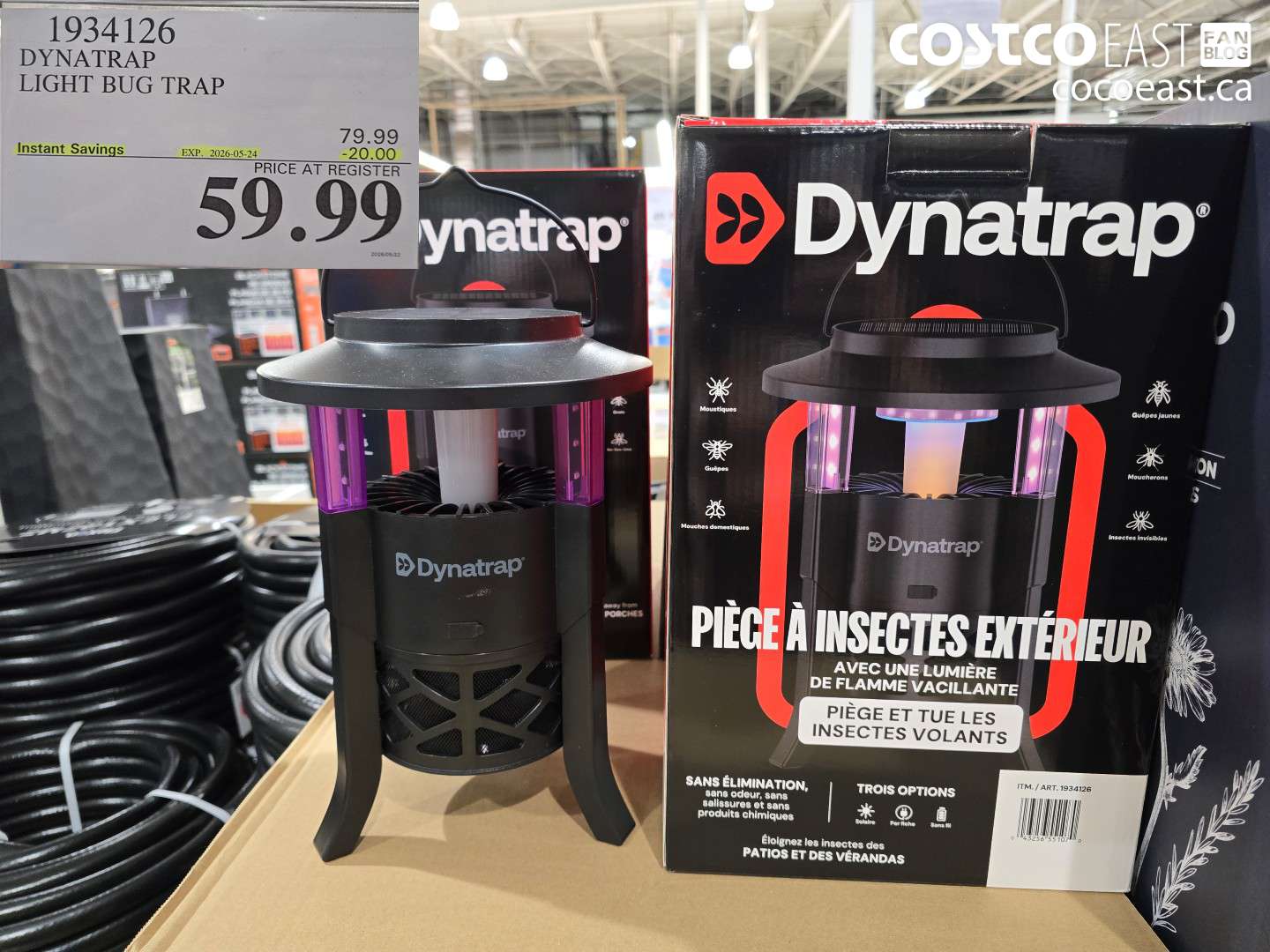 1934126 DYNATRAP LIGHT BUG TRAP ($20.00 INSTANT SAVINGS EXPIRES ON 2026-05-24) $59.99