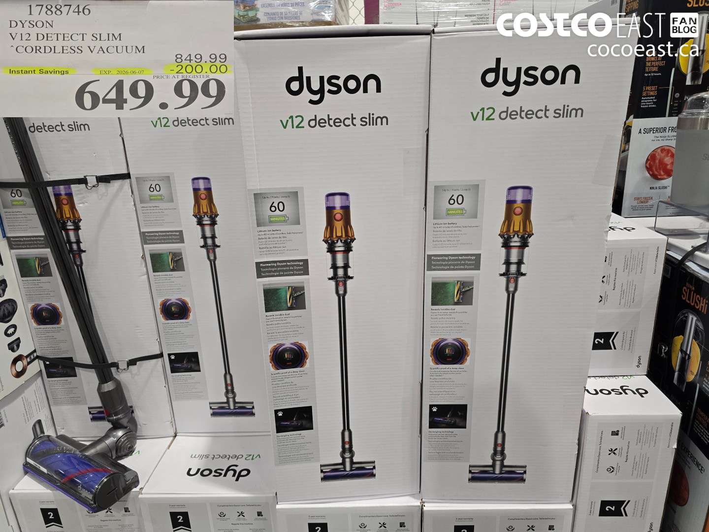 1788746 DYSON V12 DETECT SLIM CORDLESS VACUUM ($200.00 INSTANT SAVINGS EXPIRES ON 2026-06-07) $649.99