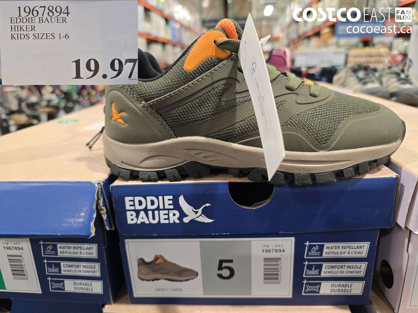 1967894 EDDIE BAUER HIKER KIDS SIZES 1-6 $19.97