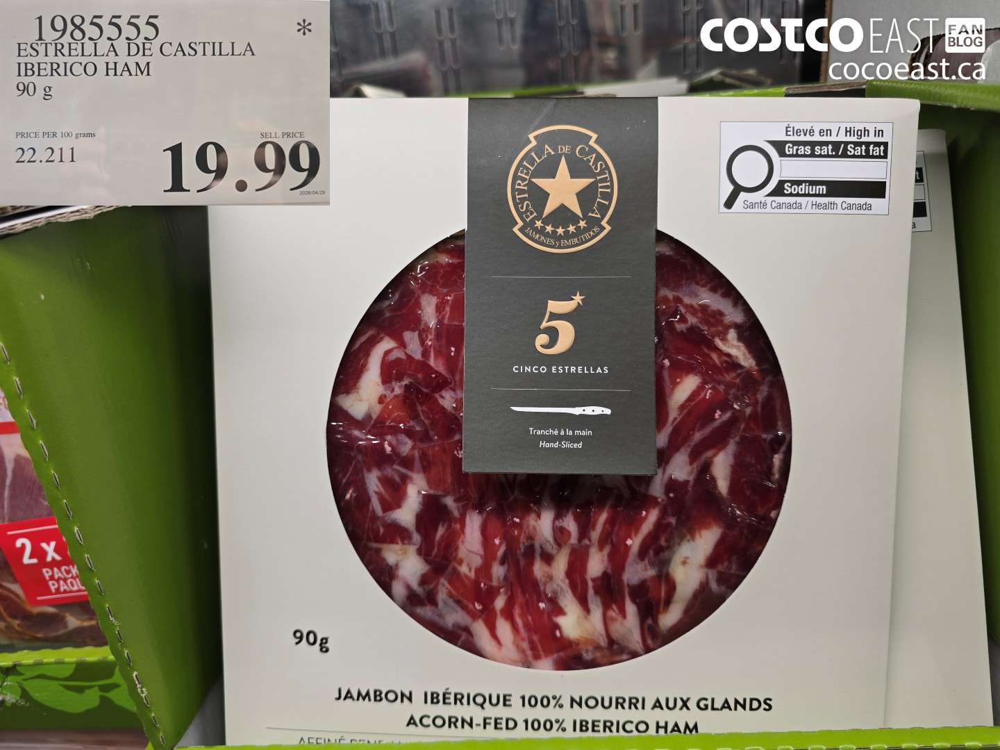 1985555 ESTRELLA DE CASTILLA IBERICO HAM 90 G $19.99