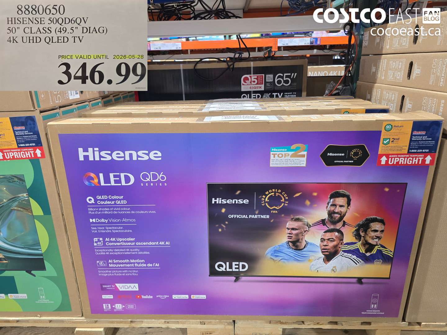 8880650 HISENSE 50QD6QV 50