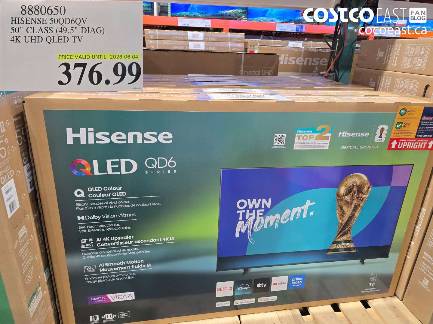 8880650 HISENSE 50QD6QV 50
