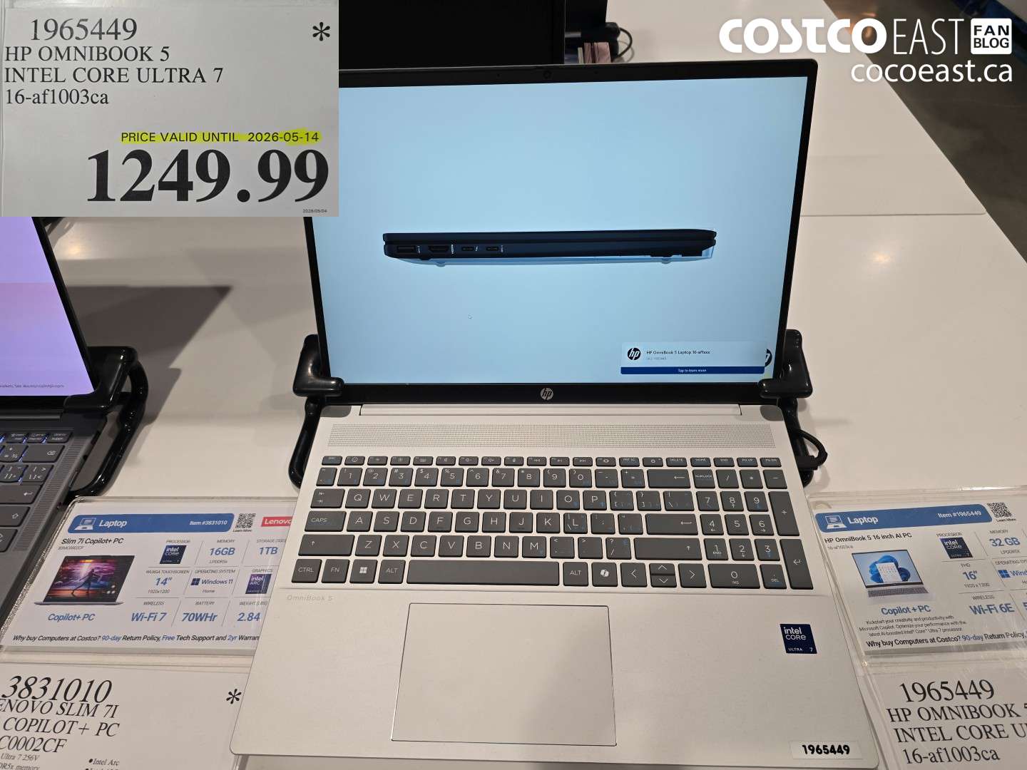 1965449 HP OMNIBOOK 5 INTEL CORE ULTRA 7 16-AF1003CA $1249.99