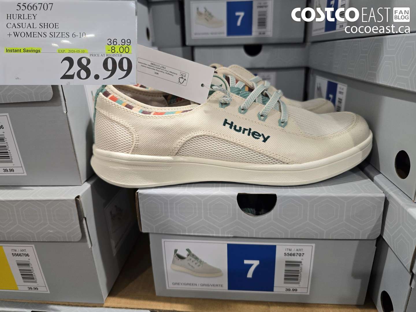 5566707 HURLEY CASUAL SHOE WOMENS SIZES 6-10 ($8.00 INSTANT SAVINGS EXPIRES ON 2026-05-10) $28.99