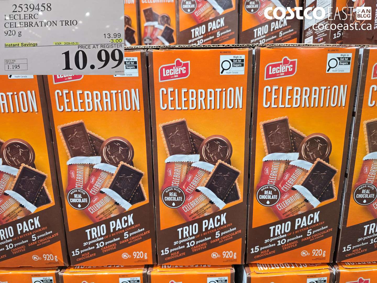 2539458 LECLERC CELEBRATION TRIO 920 G ($3.00 INSTANT SAVINGS EXPIRES ON 2026-05-31) $10.99