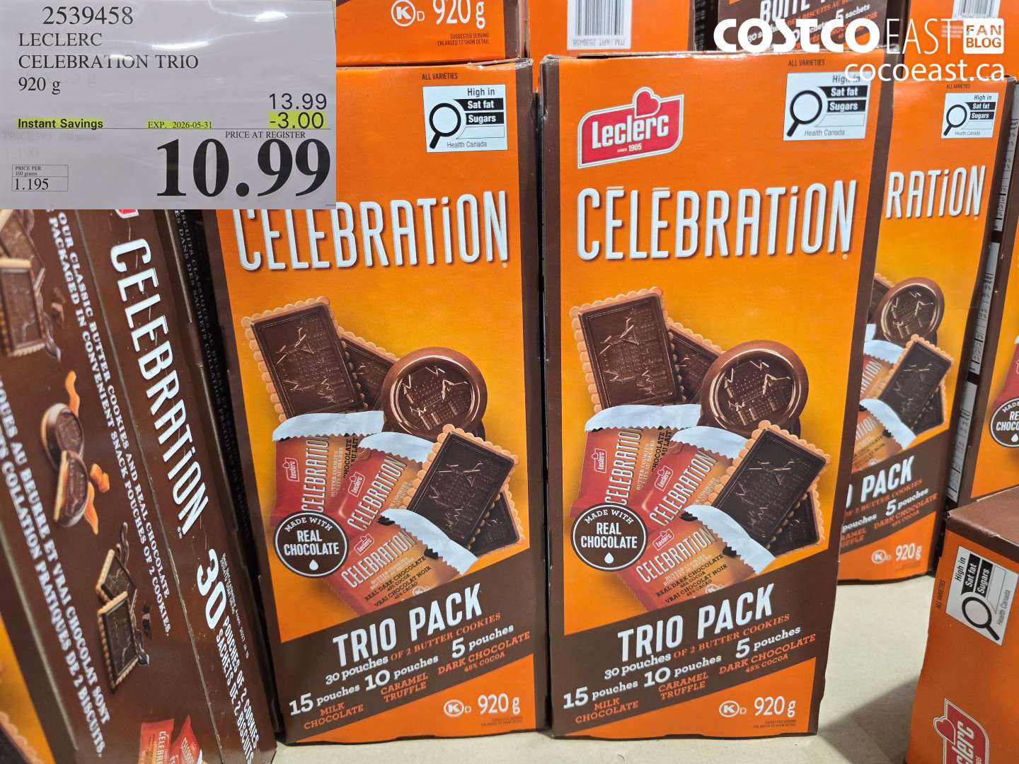 2539458 LECLERC CELEBRATION TRIO 920 G ($3.00 INSTANT SAVINGS EXPIRES ON 2026-05-31) $10.99