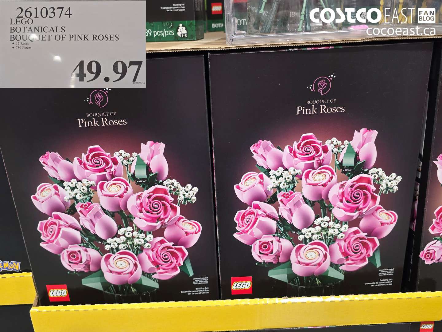 2610374 LEGO BOTANICALS BOUQUET OF PINK ROSES $49.97