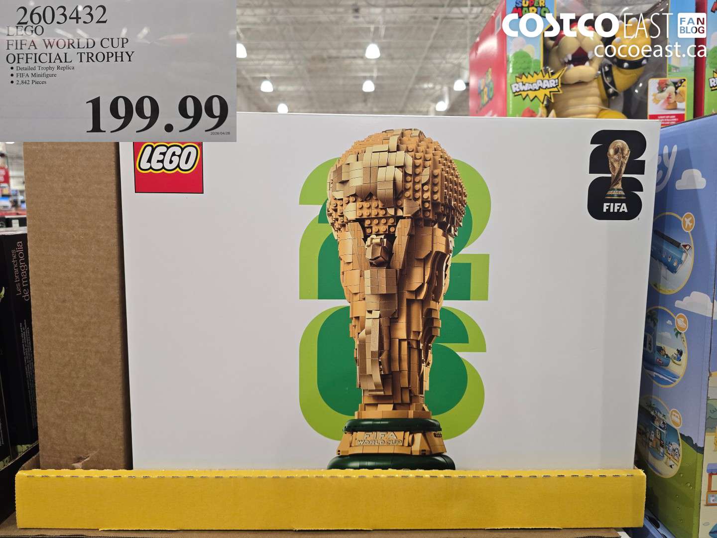 2603432 LEGO FIFA WORLD CUP OFFICIAL TROPHY $199.99